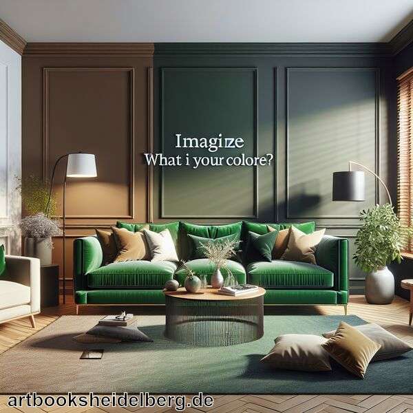 Grünes Sofa: Welche Wandfarbe? » Wandfarben mit einem grünen Sofa  