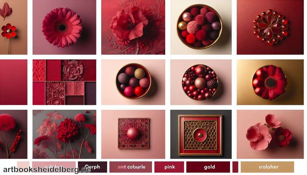 Kontrastreich: Rot und Blau   - Welche Farben passen zu Rot? » Rote Farbkombinationen entdecken  