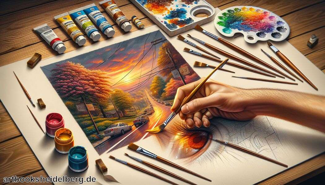 Werkzeuge: Pinsel, Spachtel und Schwämme - Acrylfarben malen » Tipps für erfolgreiches Malen mit Acryl  