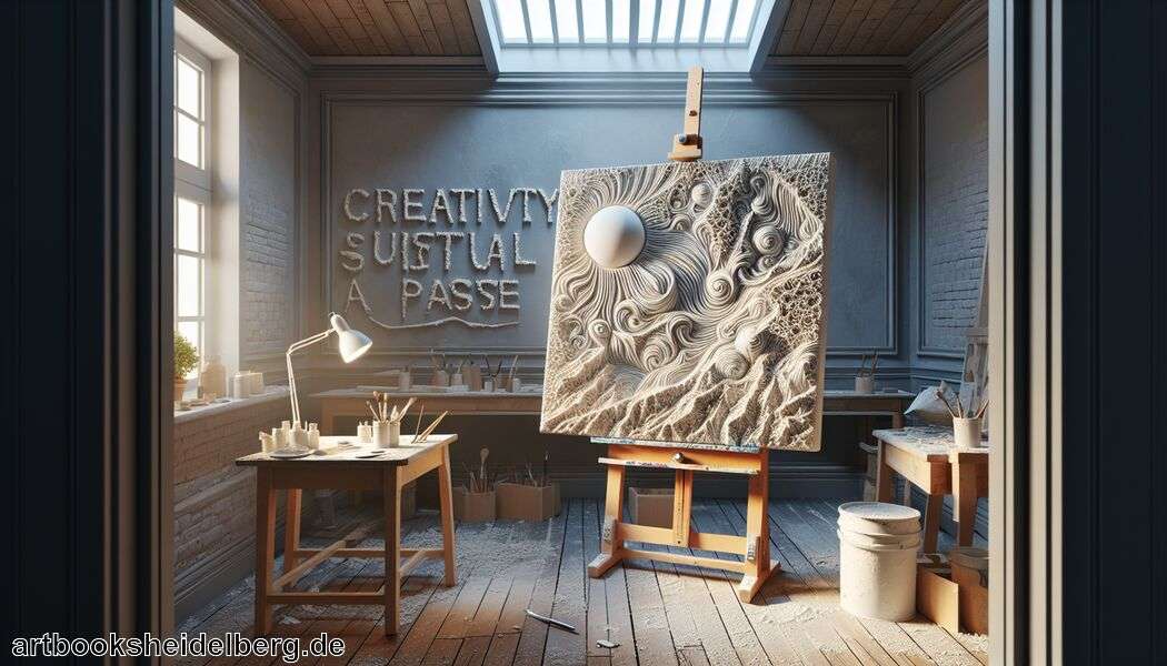 Werkzeuge für die Bearbeitung nutzen - Bilder mit Strukturpaste » Kreative Strukturpaste bei Bildern  