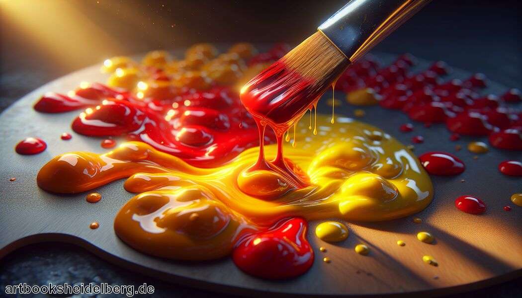 Praktische Tipps zum Mischen - Rot und Gelb mischen » So mischst du Rot und Gelb perfekt