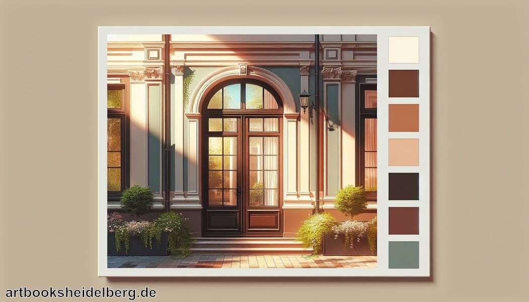 Dunkle Farben für elegante Ausstrahlung     - Braune Fenster: Welche Fassadenfarbe? » Die beste Fassadenfarbe für Braun  