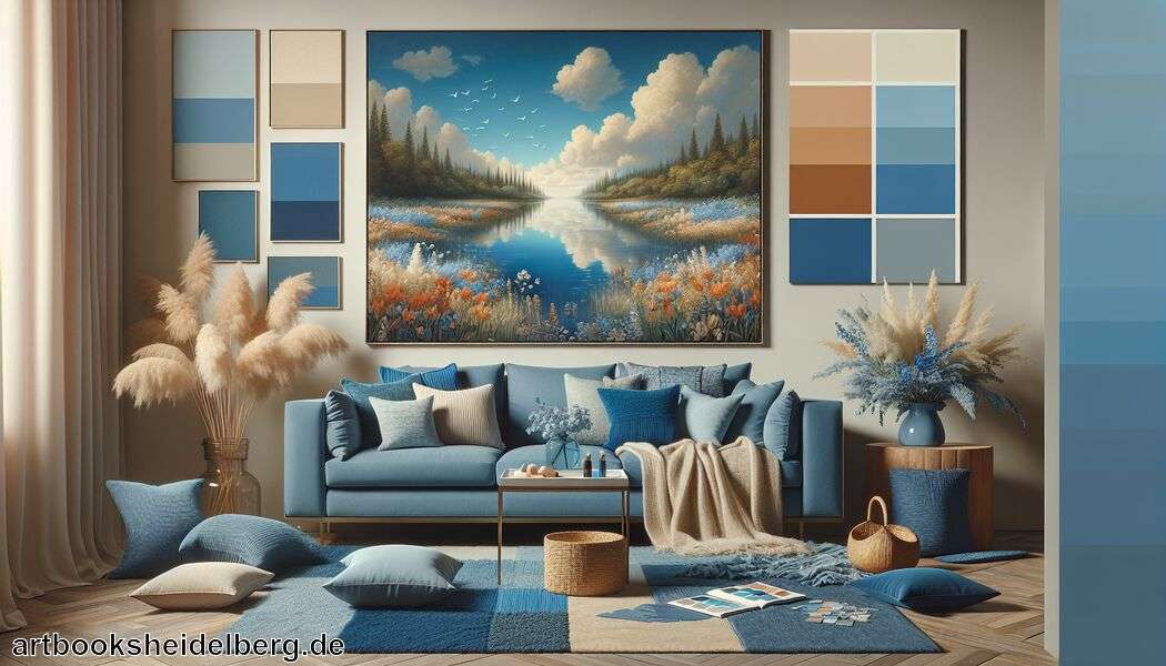 Rotnuancen: Sanftes Rot für lebendige Akzente - Welche Farbe passt zu Blau? » Farbempfehlungen für Blau