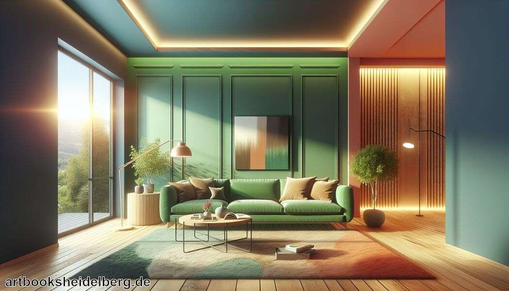Grünes Sofa: Welche Wandfarbe? » Wandfarben mit einem grünen Sofa
