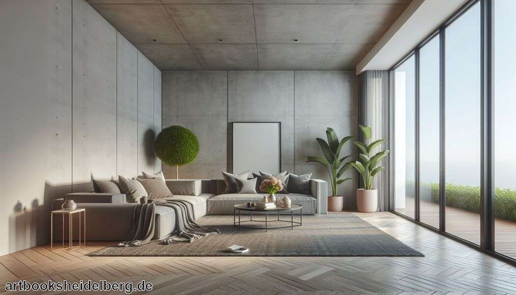 Wohnzimmer: Grauer Boden, welche Wandfarbe? » Wandfarbe bei grauem Boden