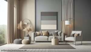 Wandfarbe: Grau und Beige kombinieren » Grau und Beige harmonisch gestalten