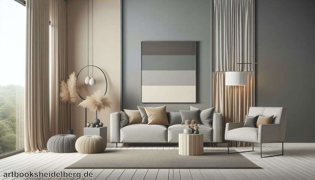 Wandfarbe: Grau und Beige kombinieren » Grau und Beige harmonisch gestalten